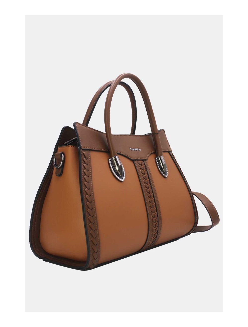 Tom&eva Sac à Main Femme Patchwork 24B-6092-Brown/Coffee
