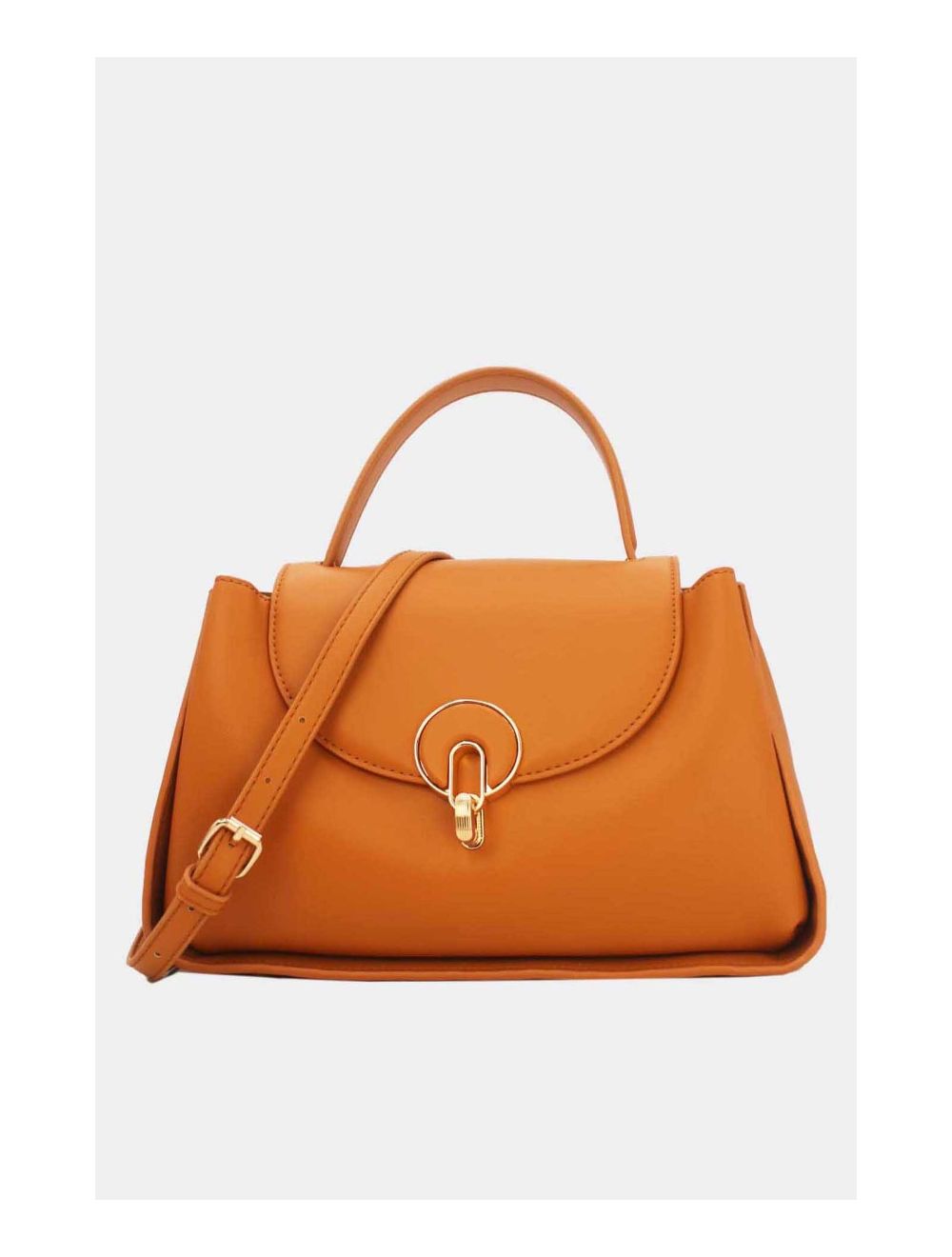 Tom&eva Sac à Main Femme Vintage à Boucle Design Lune 6961-Jaune