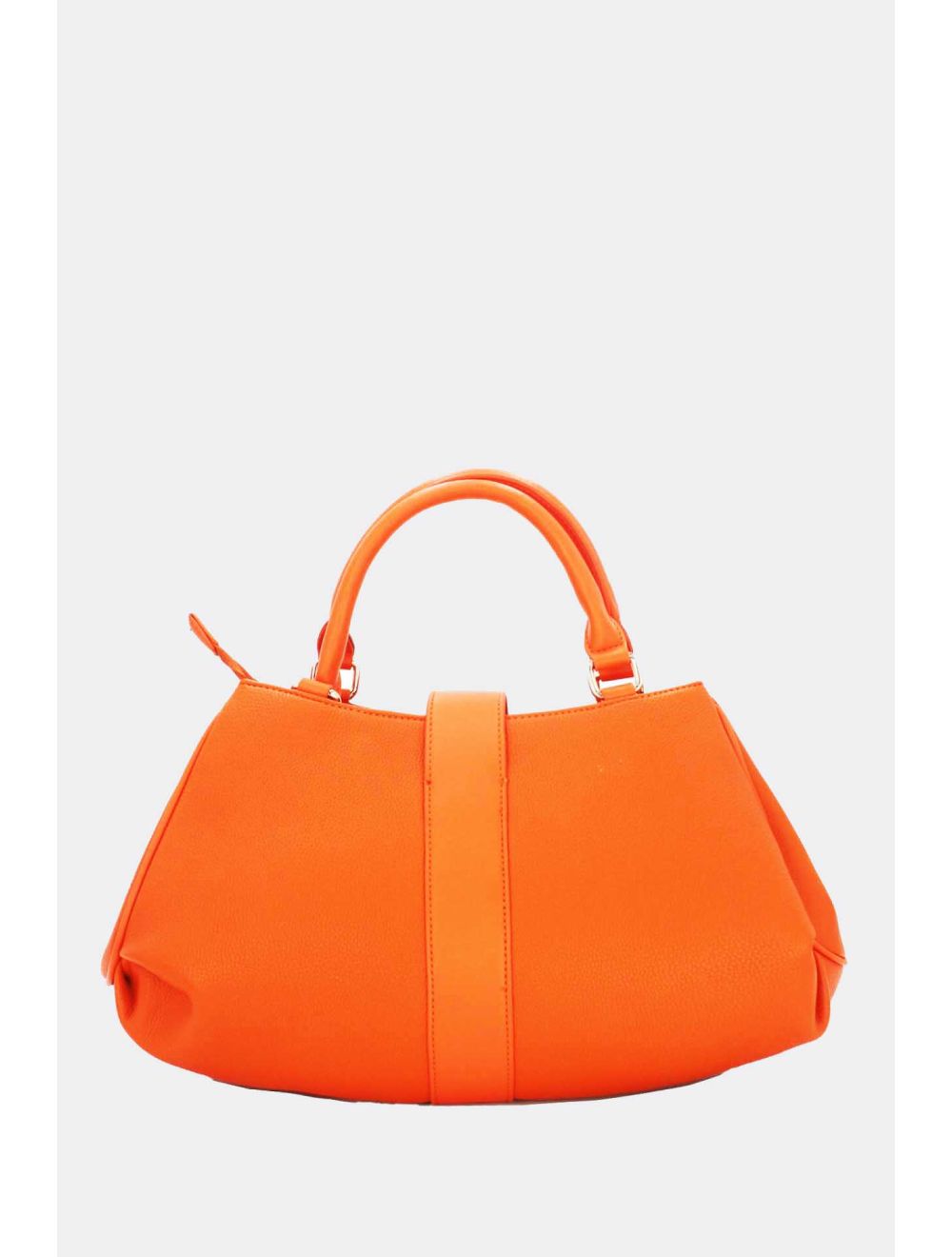 Tom&eva Sac à Main Languette En Relief Litchi-6909-Orange