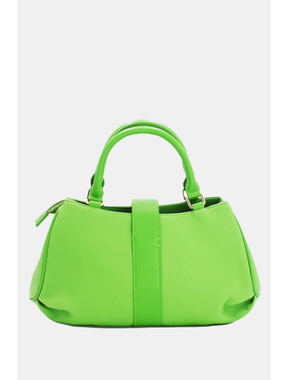 Tom&eva Sac à Main Languette En Relief Litchi-6909-Vert Clair