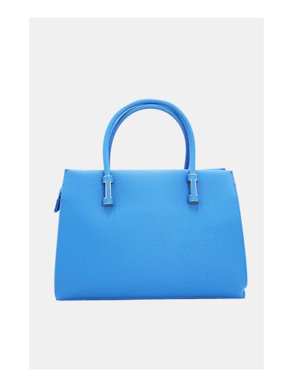 Tom&eva Sac à Main Minimaliste Effet Grainé 6925-Bleu