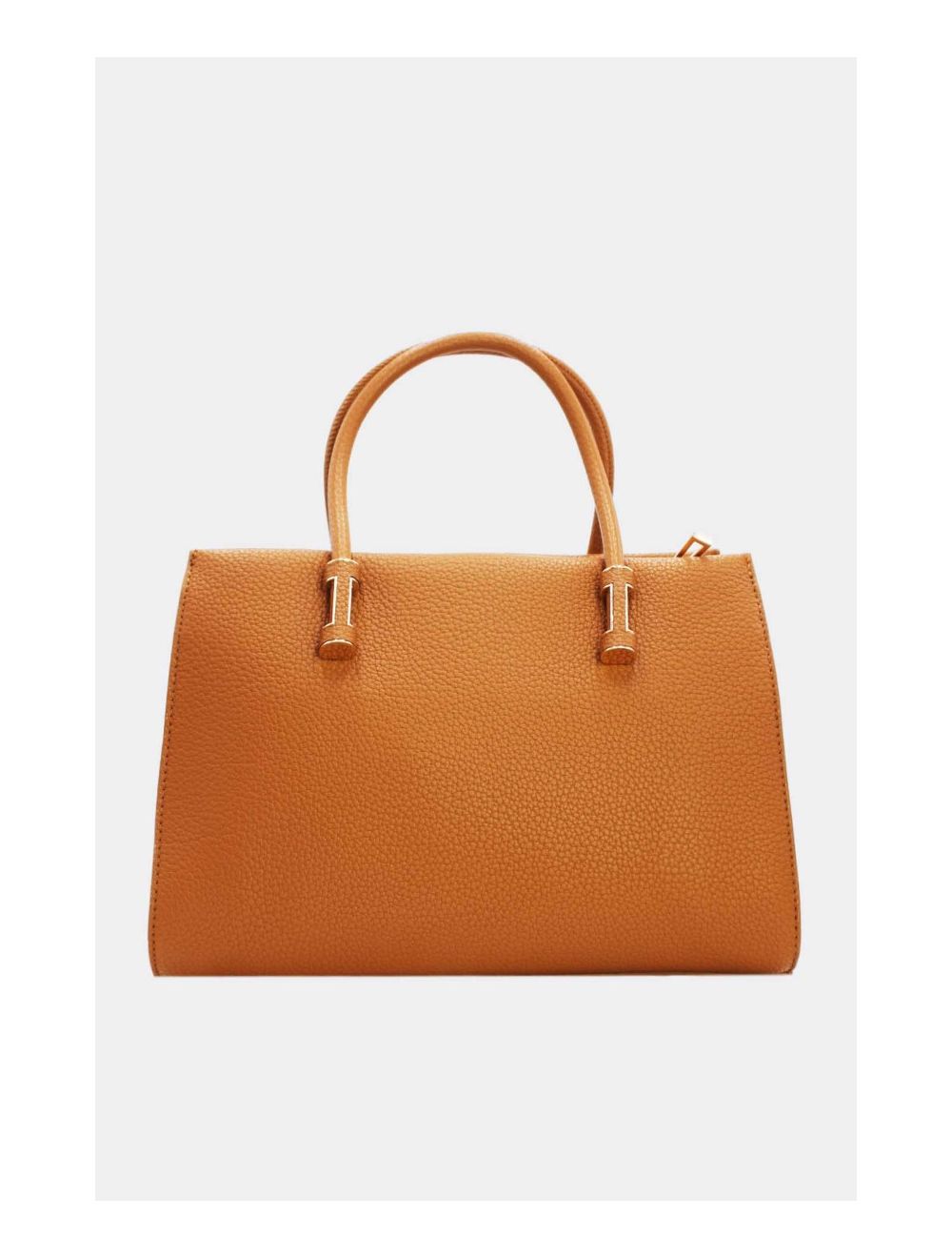 Tom&eva Sac à Main Minimaliste Effet Grainé 6925-Marron