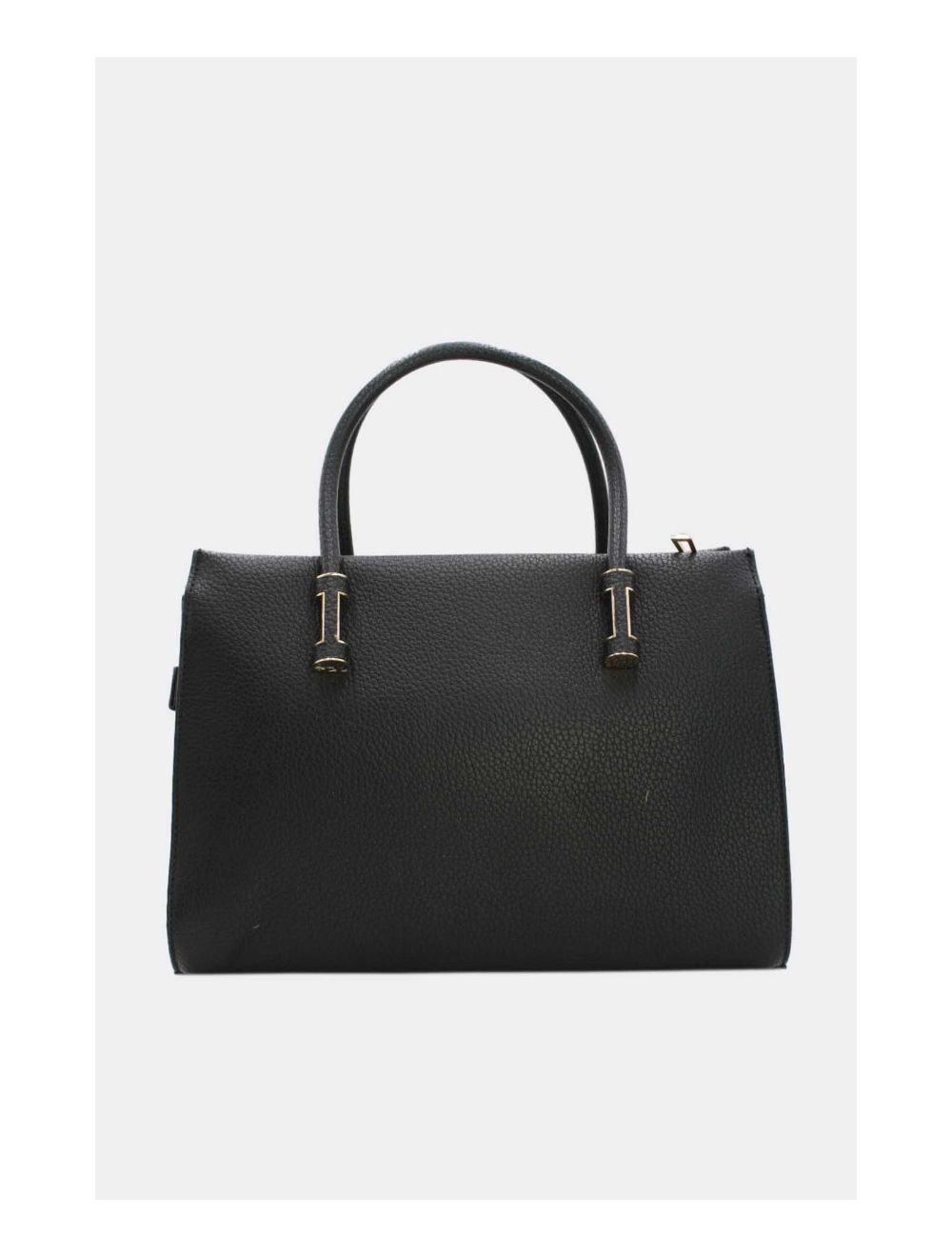 Tom&eva Sac à Main Minimaliste Effet Grainé 6925-Noir