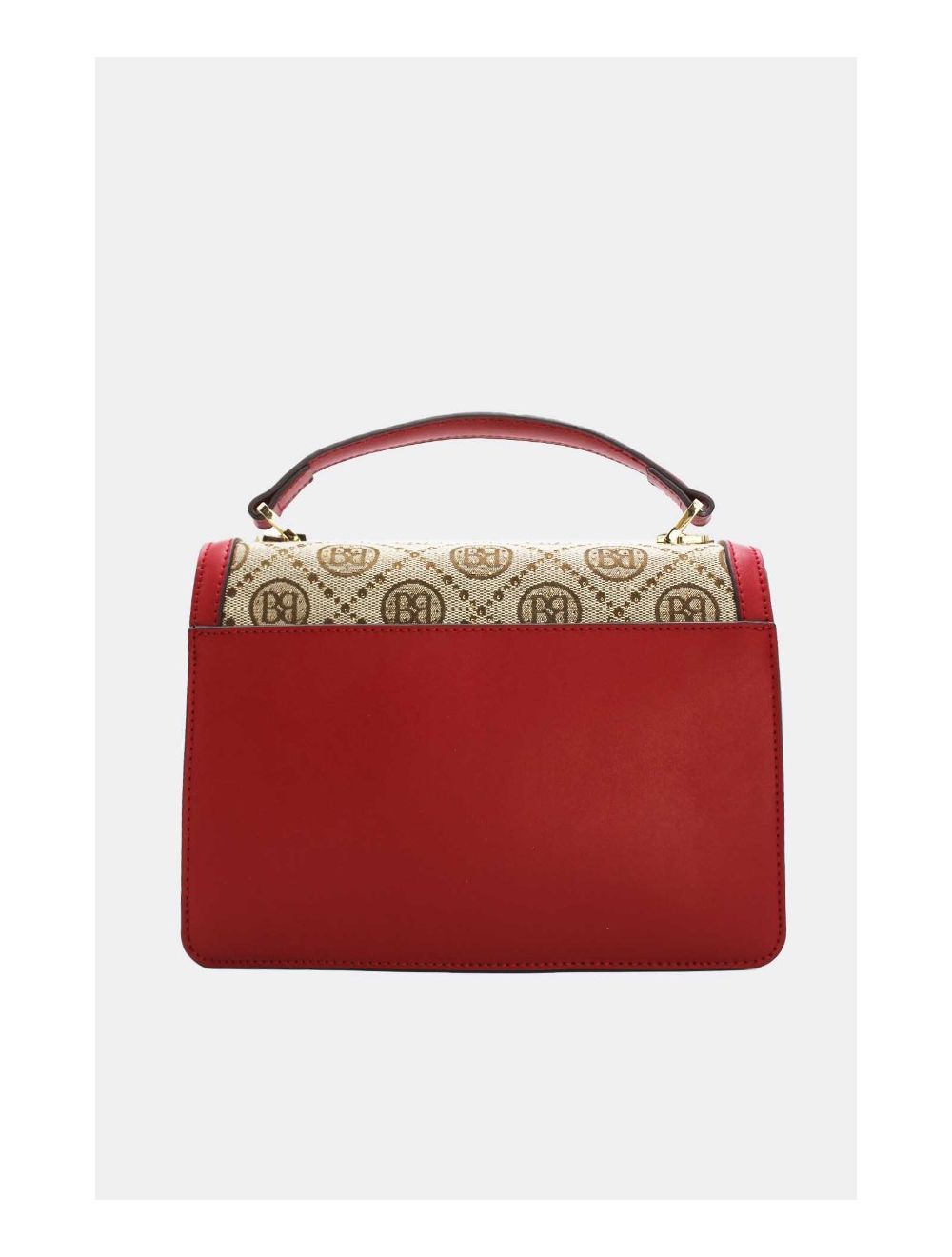 Tom&eva Sac A Main Monogramme Style Vintage 22B-5670-Bordeaux