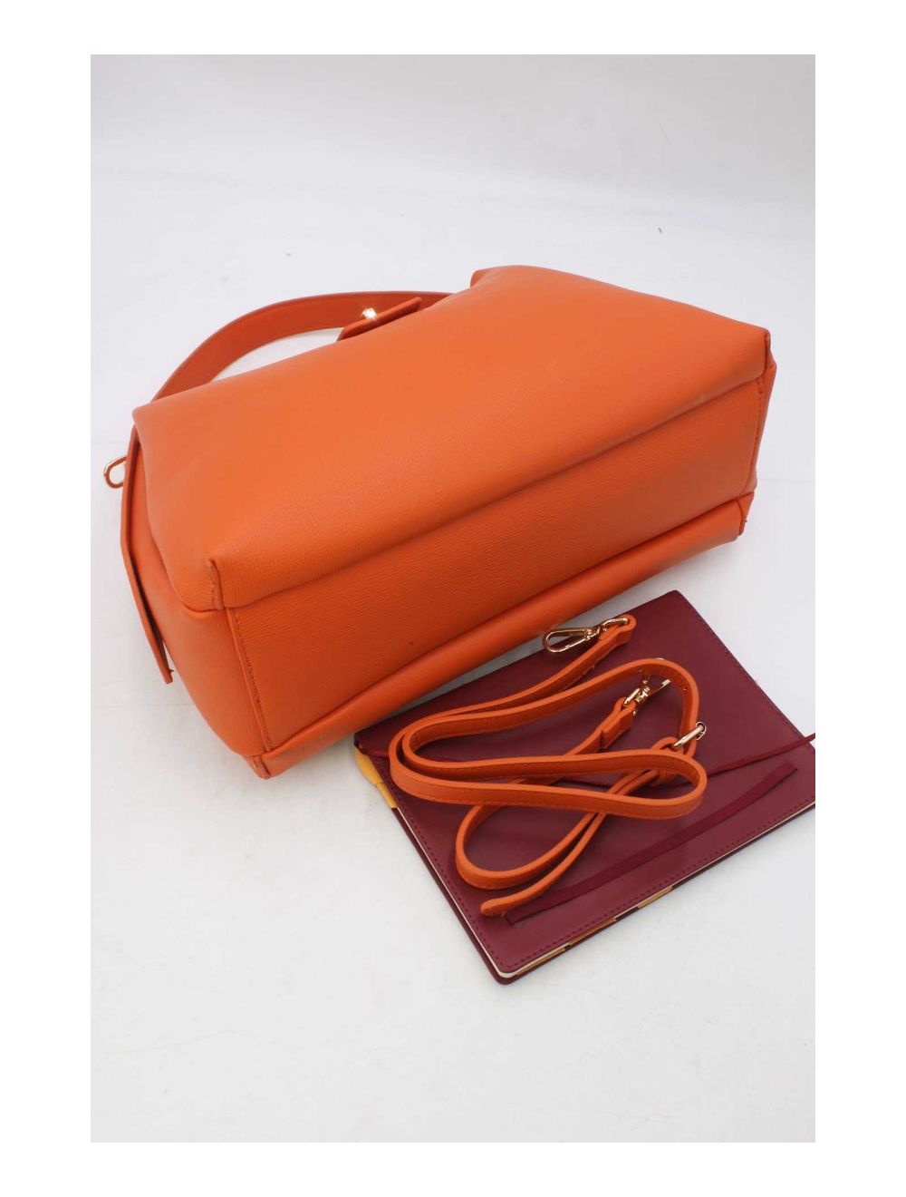 tom&eva Sac à Main Multi-compartiments Classique-6798-Orange