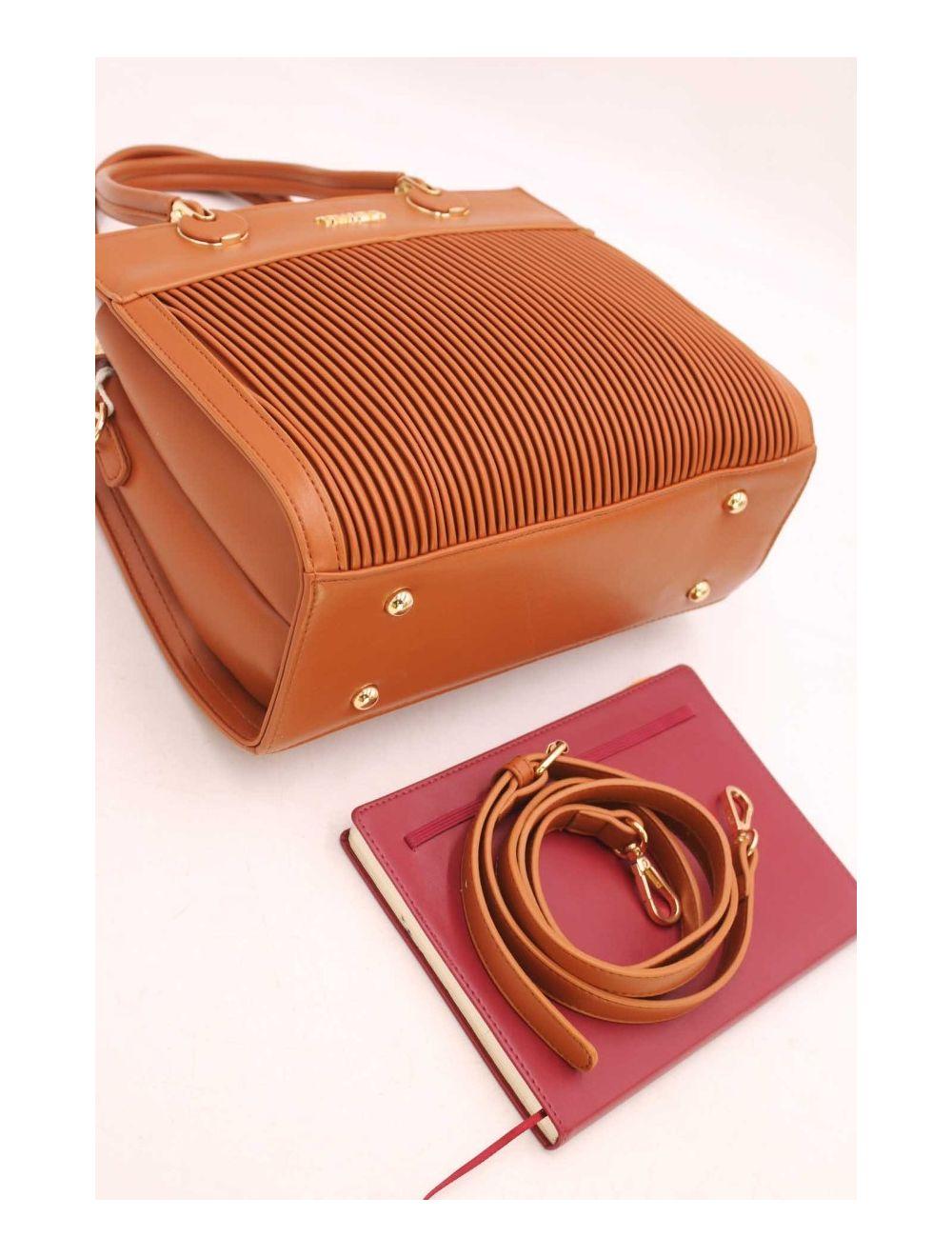 Tom&eva Sac à Main Multipoches Femme-23B-5701-Marron