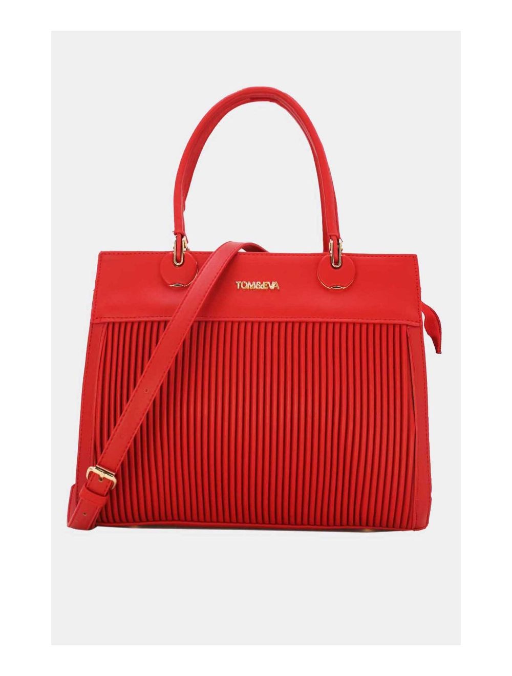 tom&eva Sac à Main Multipoches Femme-23B-5701-Rouge