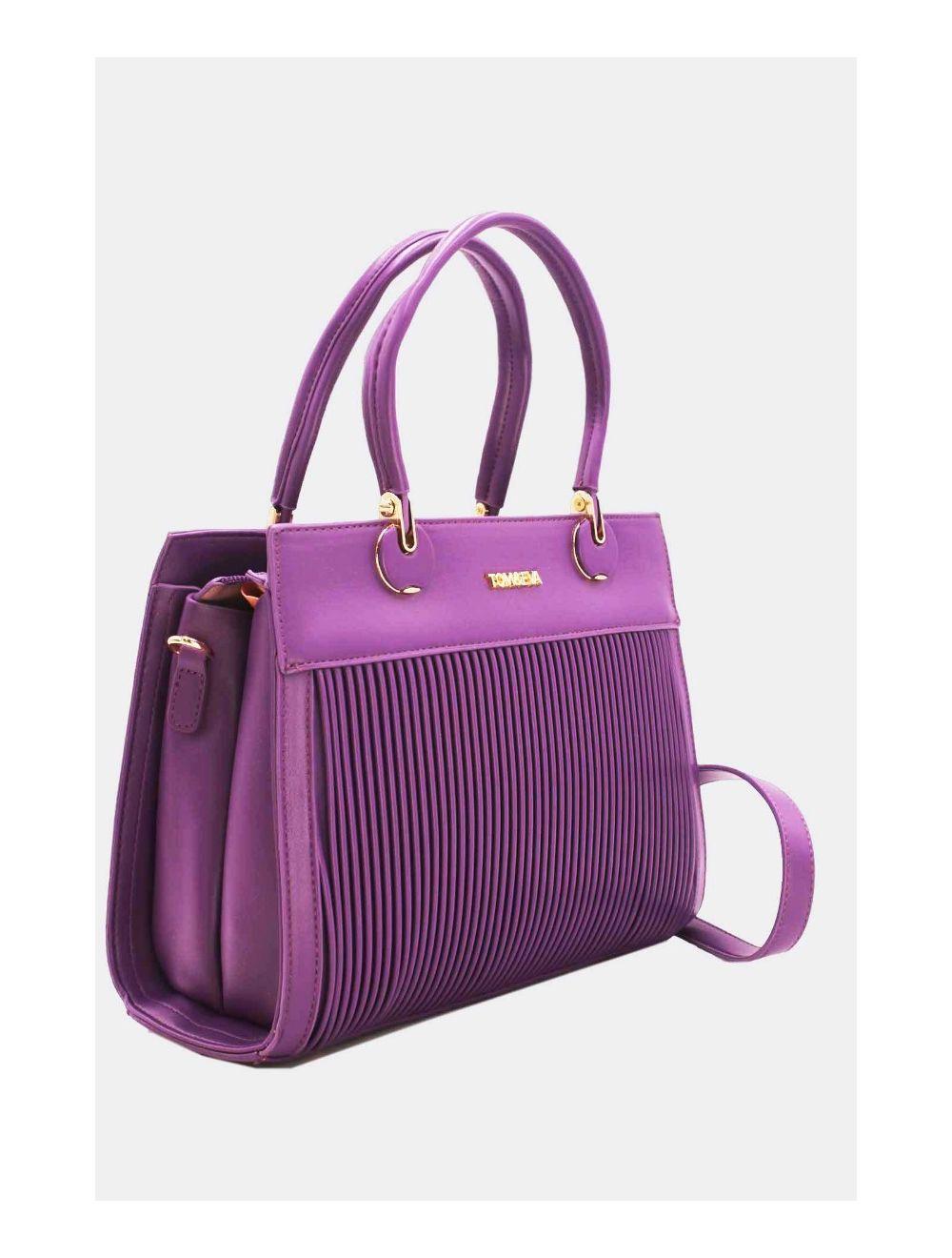 Tom&eva Sac à Main Multipoches Femme-23B-5701-Violet