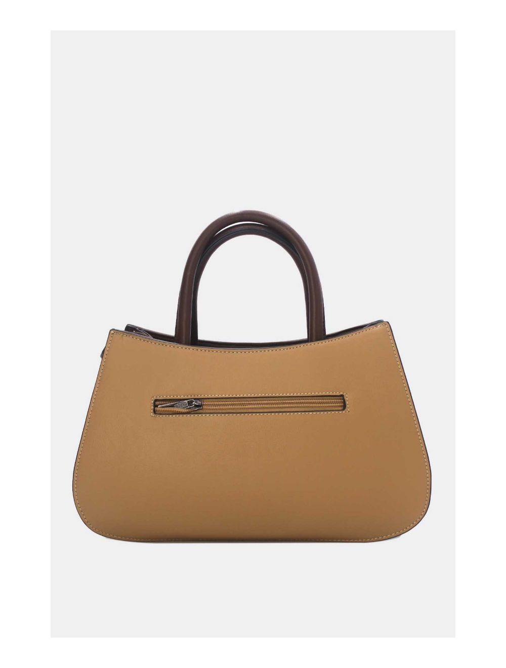 Tom&eva Sac à Main Patchwork Bicolore 24B-6026-Coffee/Khaki