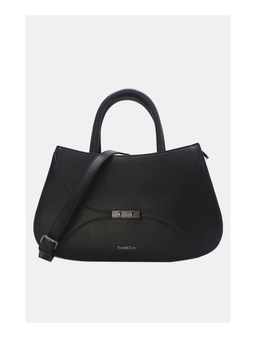 Tom&eva Sac à Main Patchwork Bicolore 24B-6026-Noir