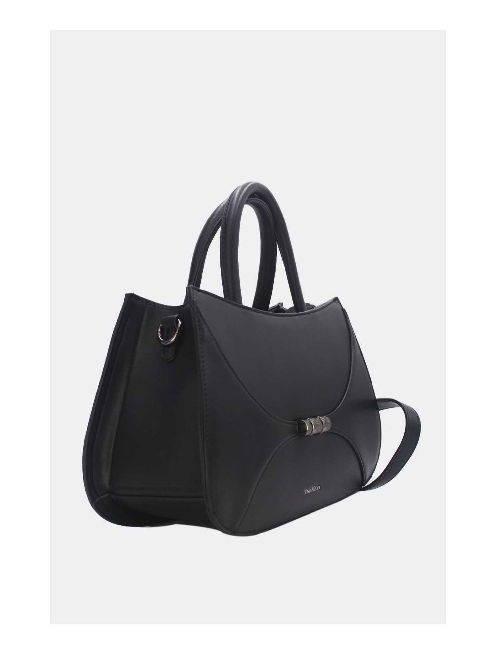 Tom&eva Sac à Main Patchwork Bicolore 24B-6026-Noir