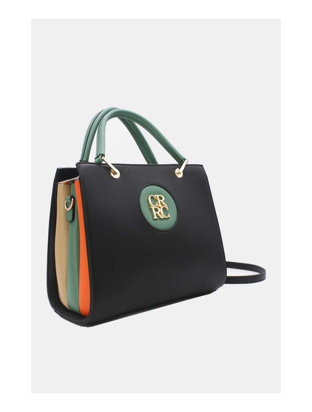 Tom&eva Sac à Main Porté Travers Multipoches 23B-5836-Noir