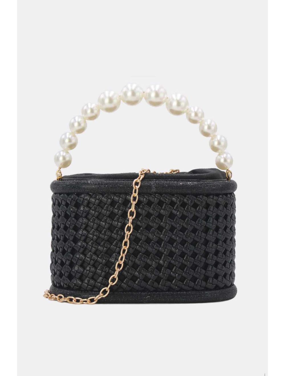 tom&eva Sac à Main Soirée à Anse Perles 24P-5859-Noir