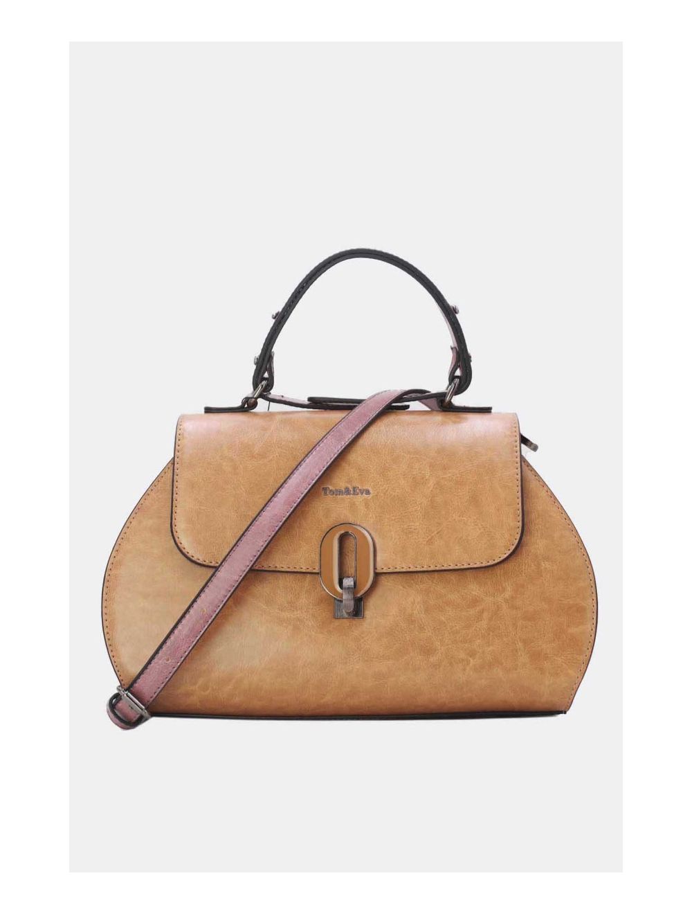 Tom&eva Sac à Main Style Vintage 24B-6116-Apricot/Pink