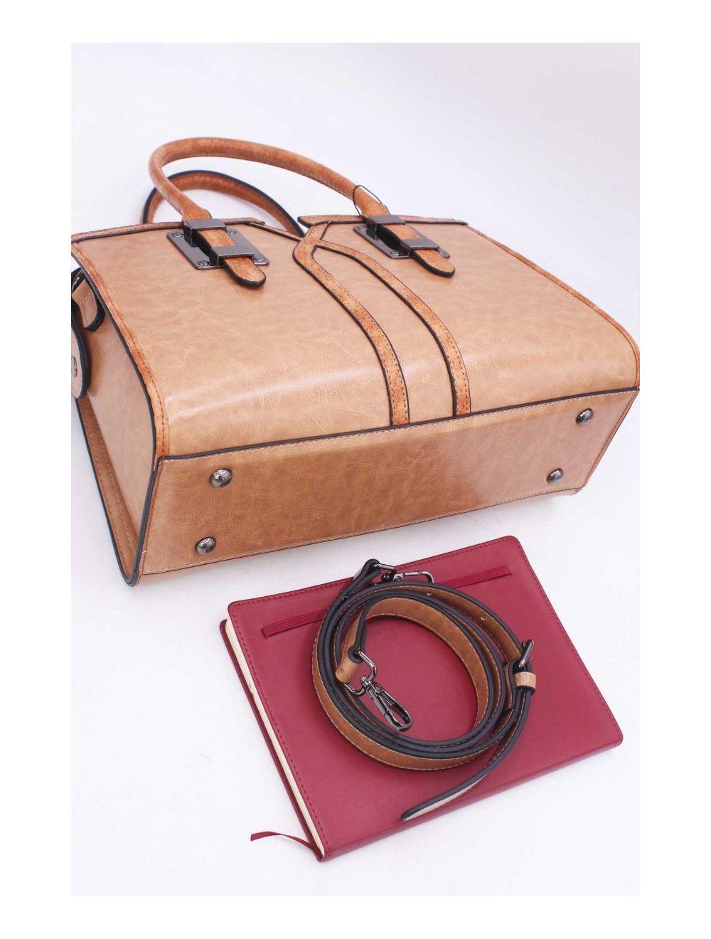 Tom&eva Sac à Main Style Vintage à Anse Embossé 24B-6101-Kaki