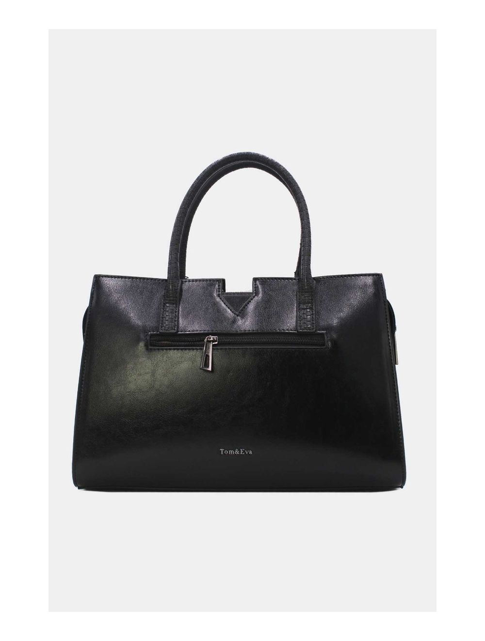 Tom&eva Sac à Main Style Vintage à Anse Embossé 24B-6101-Noir