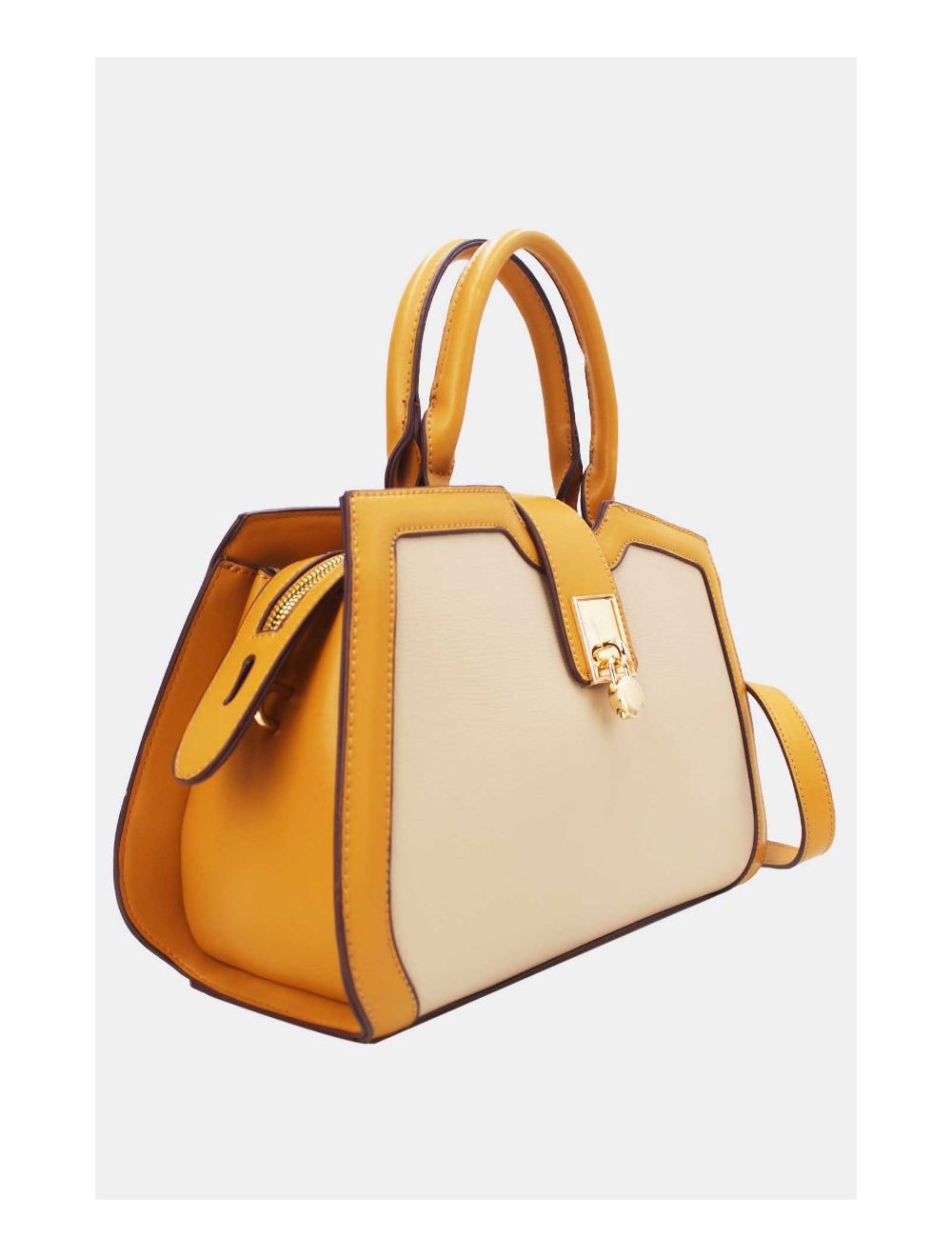 Tom&eva Sac à Main Vintage Femme 24B-5977L-Apricot/Yellow