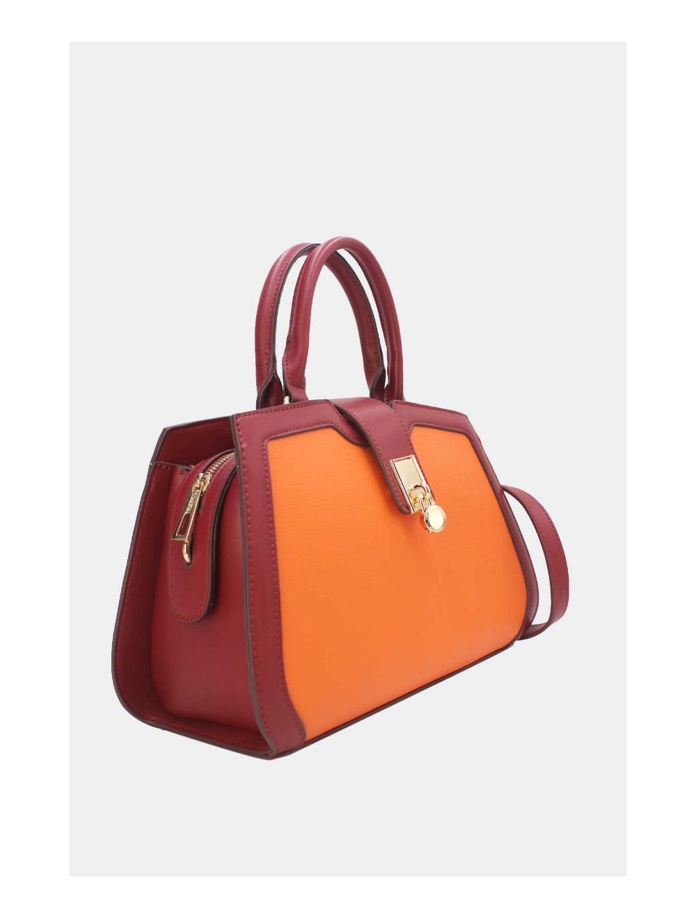 Tom&eva Sac à Main Vintage Femme 24B-5977L-Orange/Red