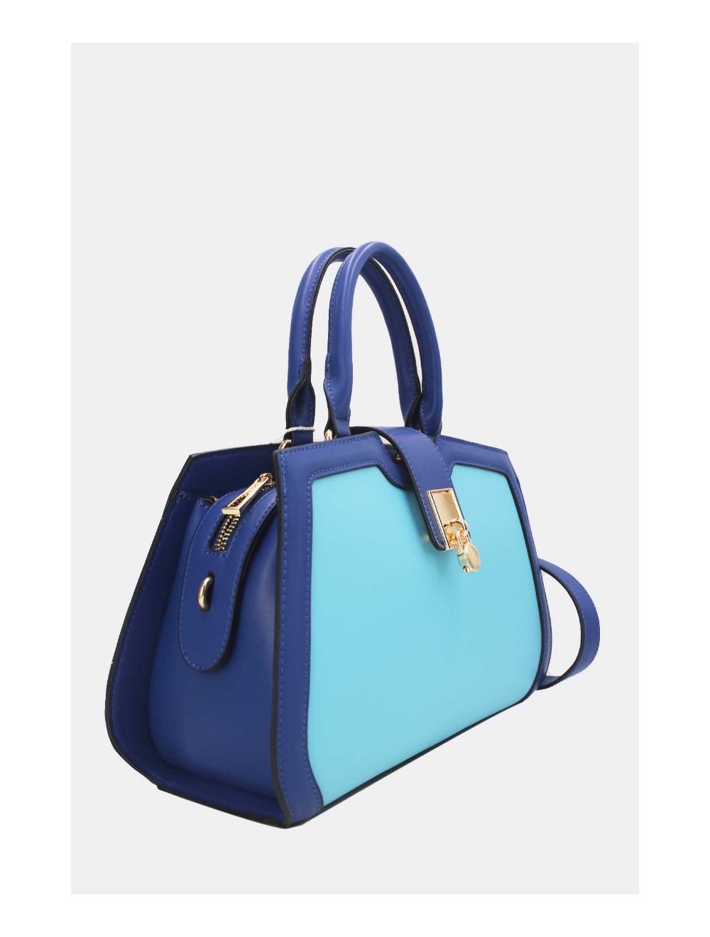 Tom&eva Sac à Main Vintage Femme 24B-5977L-Skyblue/Blue