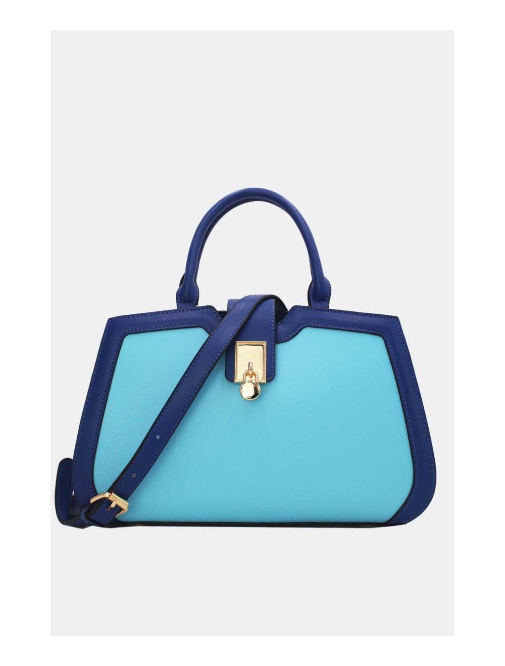 tom&eva Sac à Main Vintage Femme 24B-5977L-Skyblue/Blue