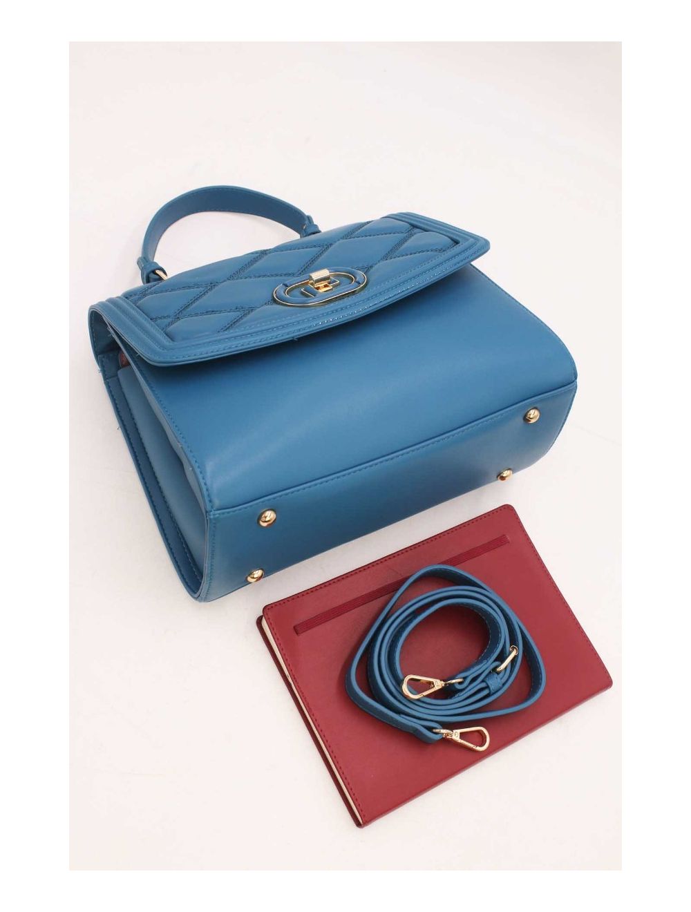 tom&eva Sac à Rabat Matelassé Chic Femme 22B-5731-Blue