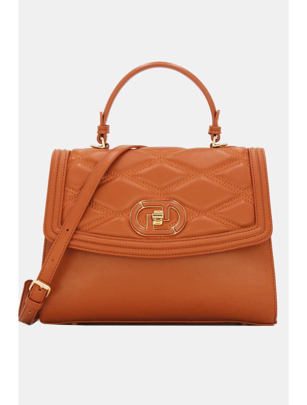 tom&eva Sac à Rabat Matelassé Chic Femme 22B-5731-Marron