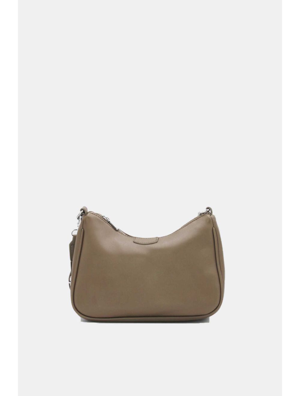 Tom&eva Sac Baguette Effet Cuir à La Chaîne Avec Porte-monnaie-20H-3023-Gris