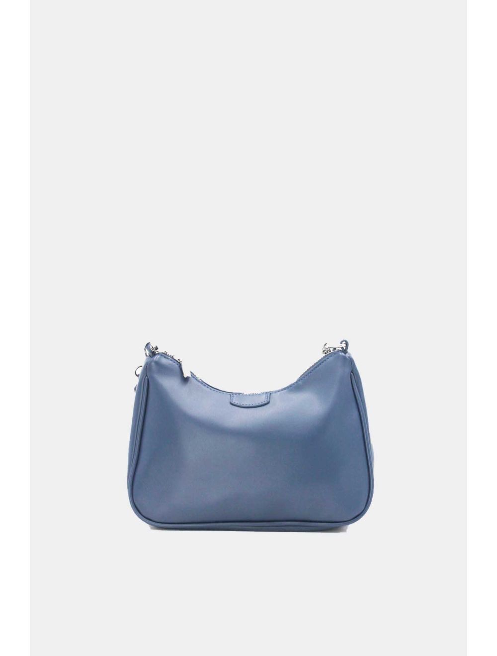 Tom&eva Sac Baguette Effet Cuir à La Chaîne Avec Porte-monnaie-20H-3023-Bleu