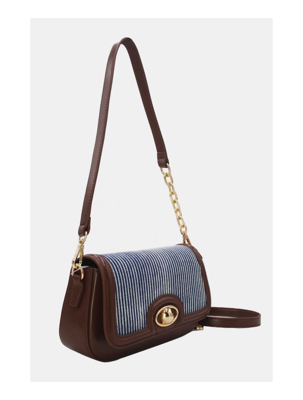 Tom&eva Sac Baguette En Jeans 24P-5975-Coffee/L.Blue