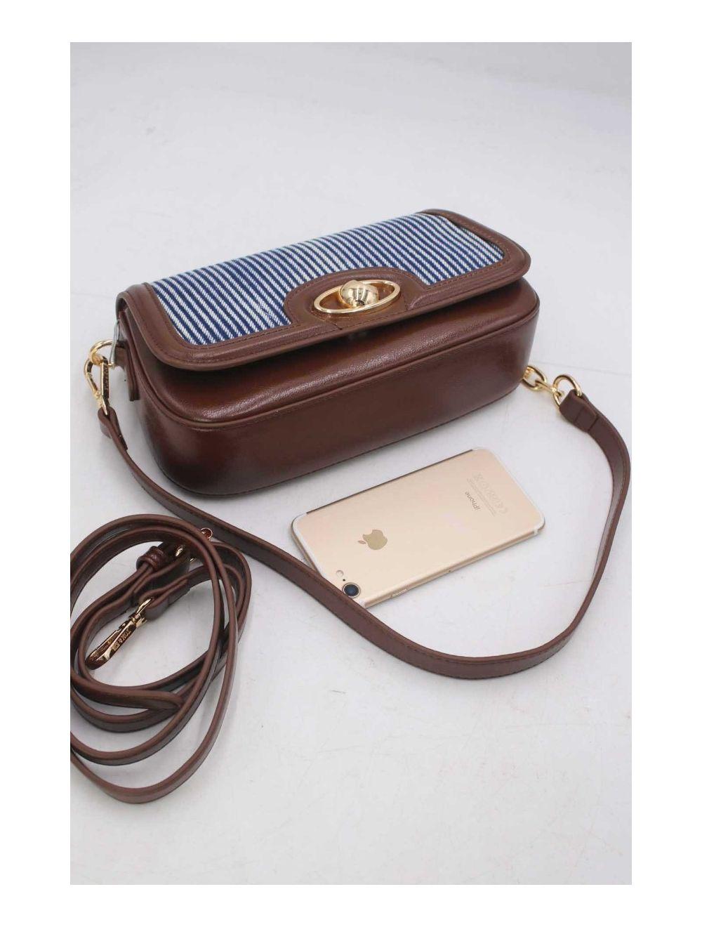 tom&eva Sac Baguette En Jeans 24P-5975-Coffee/L.Blue