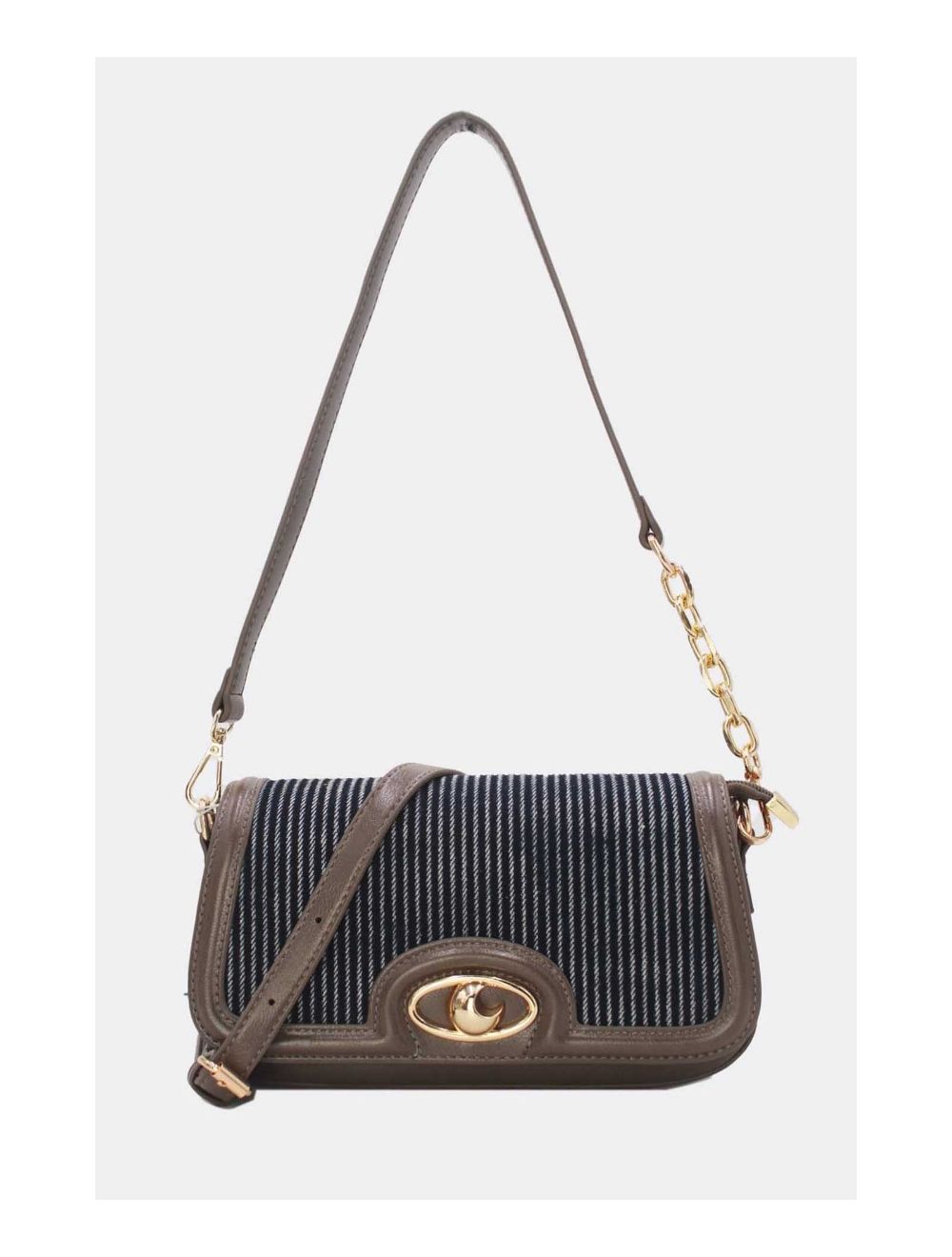 Tom&eva Sac Baguette En Jeans 24P-5975-D.Grey/D.Blue