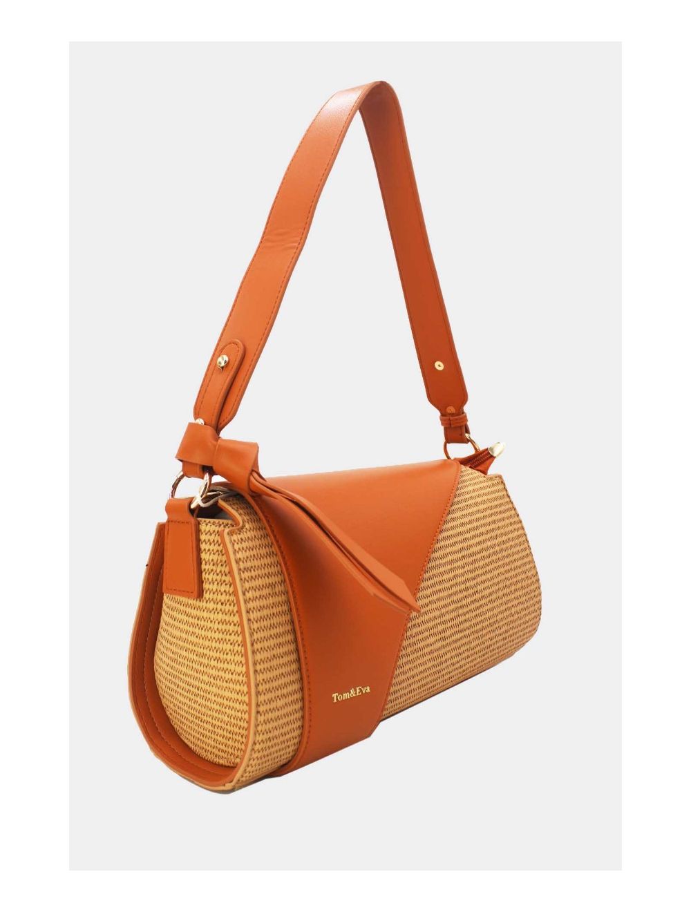 Tom&eva Sac Baguette Femme Avec Nœud 24P-5962-Abricot/Tan