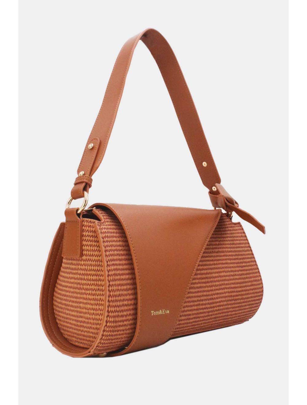 Tom&eva Sac Baguette Femme Avec Nœud 24P-5962-Brown