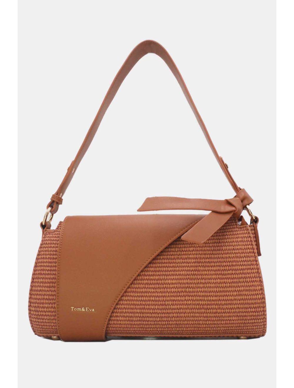 tom&eva Sac Baguette Femme Avec Nœud 24P-5962-Brown