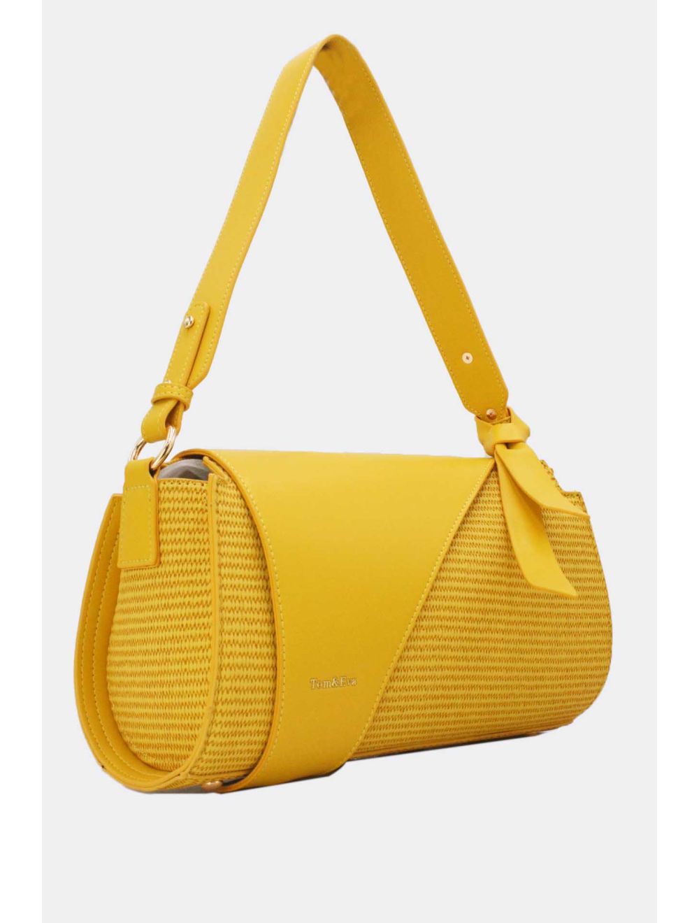 Tom&eva Sac Baguette Femme Avec Nœud 24P-5962-Jaune
