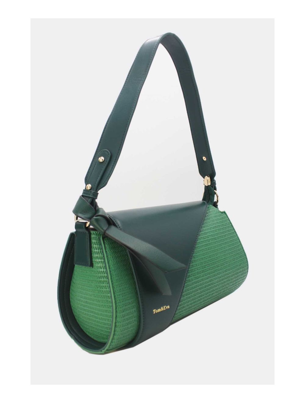 Tom&eva Sac Baguette Femme Avec Nœud 24P-5962-Vert