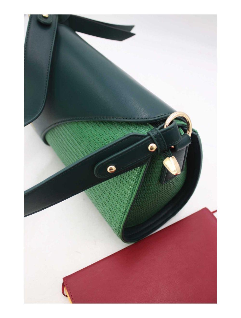 tom&eva Sac Baguette Femme Avec Nœud 24P-5962-Vert