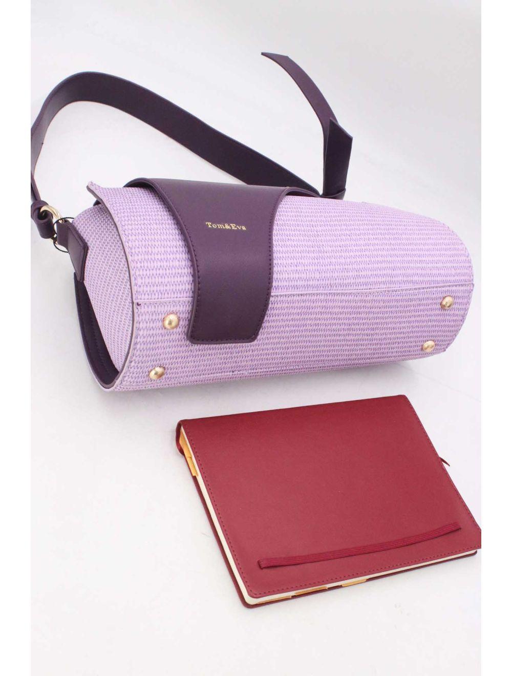 Tom&eva Sac Baguette Femme Avec Nœud 24P-5962-Violet