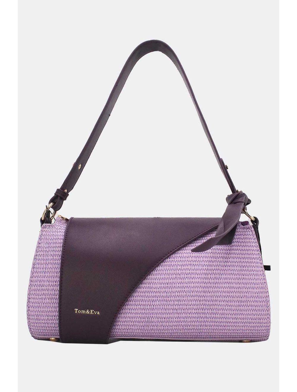 Tom&eva Sac Baguette Femme Avec Nœud 24P-5962-Violet