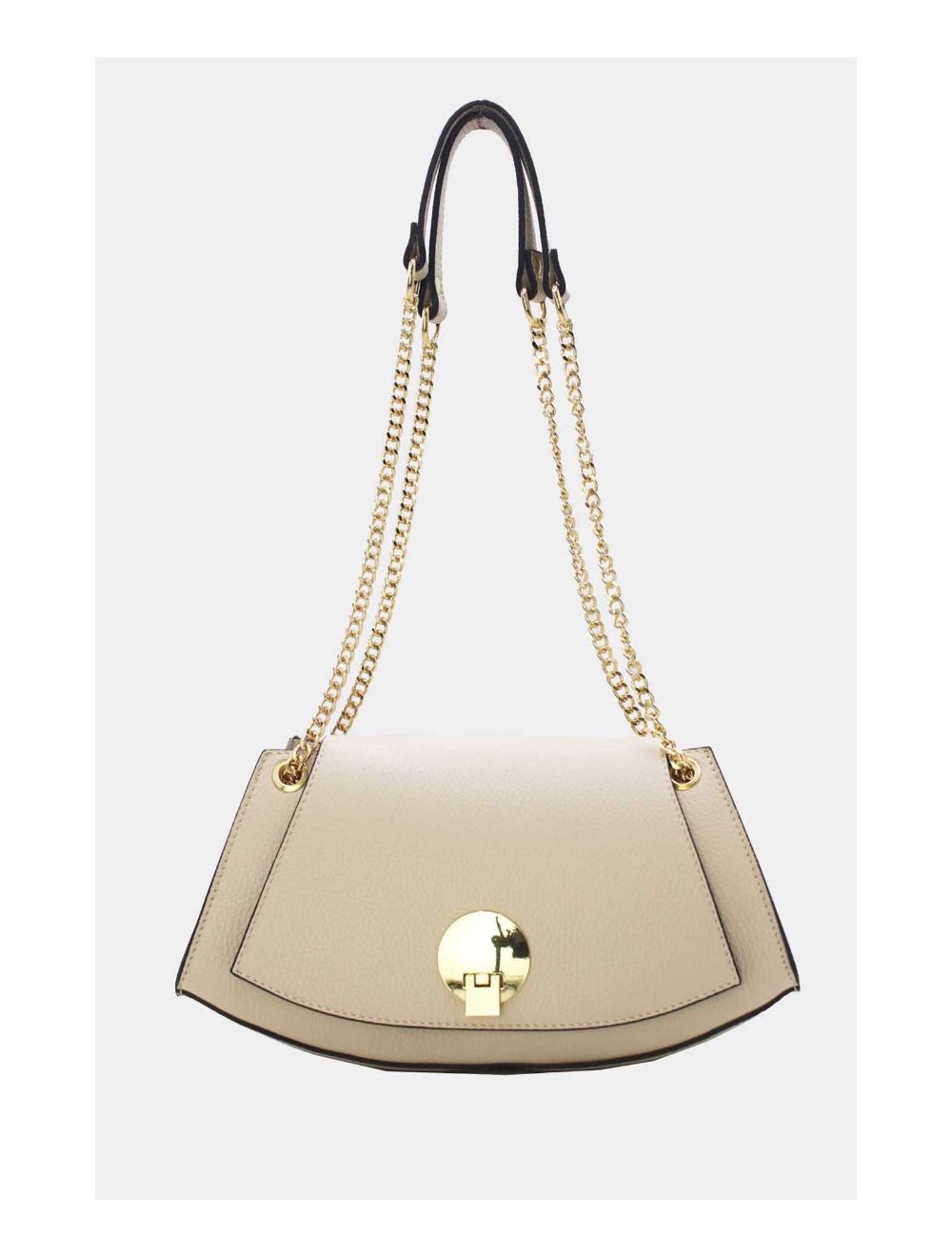 tom&eva Sac Baguette Vachette Grainée 24C-1488-Beige