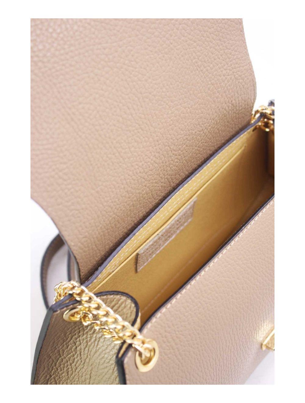 tom&eva Sac Baguette Vachette Grainée 24C-1488-Taupe