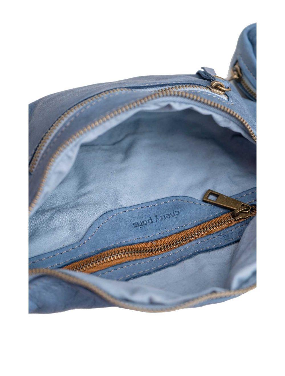 tom&eva Sac Banana En Cuir Vachette Style Vintage MAISSANE 4111-JEAN