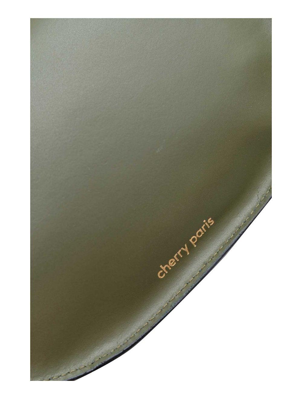 Tom&eva Sac Banane Croûte Cuir Vachette Lisse 4110 MALIA-Khaki