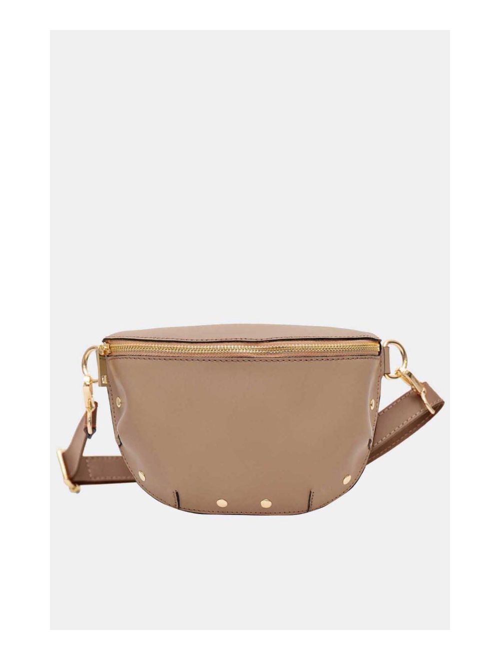 Tom&eva Sac Banane Croûte Cuir Vachette Lisse 4110 MALIA-Sable