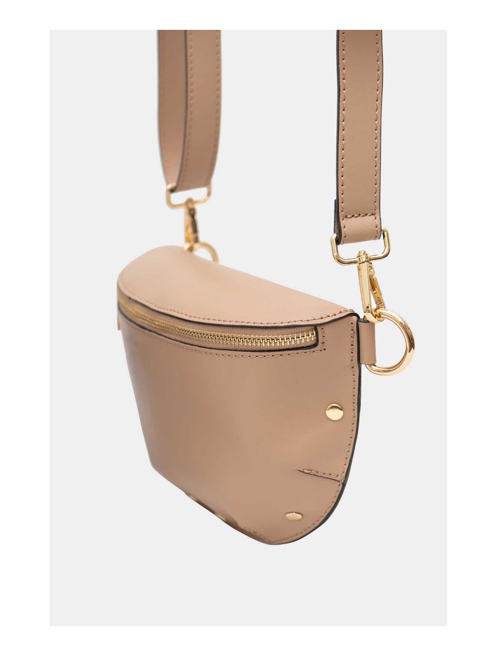 Tom&eva Sac Banane Croûte Cuir Vachette Lisse 4110 MALIA-Sable