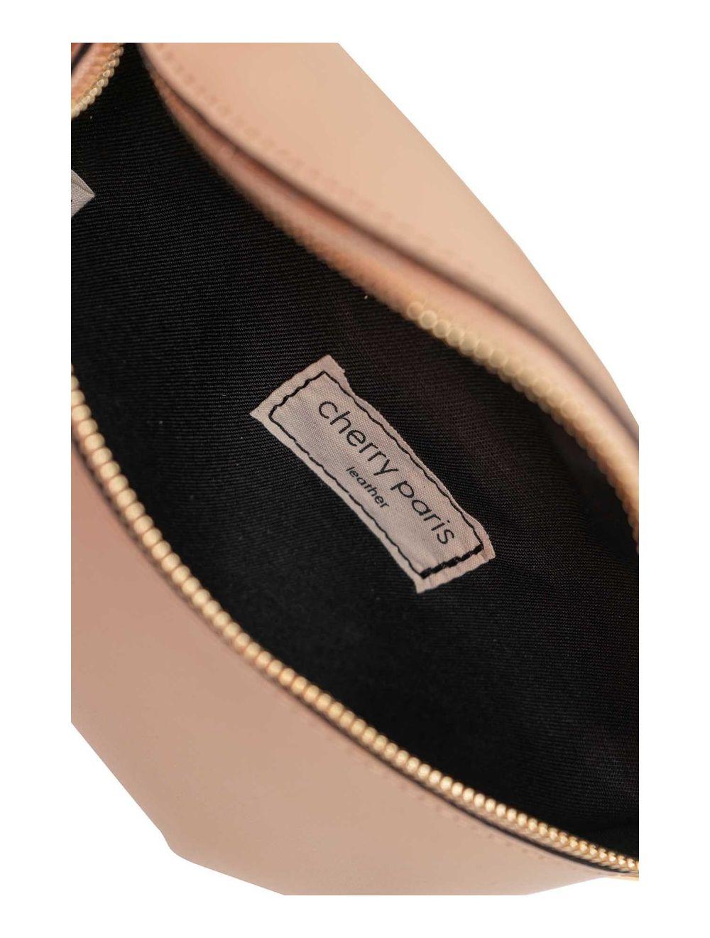 tom&eva Sac Banane Croûte Cuir Vachette Lisse 4110 MALIA-Sable