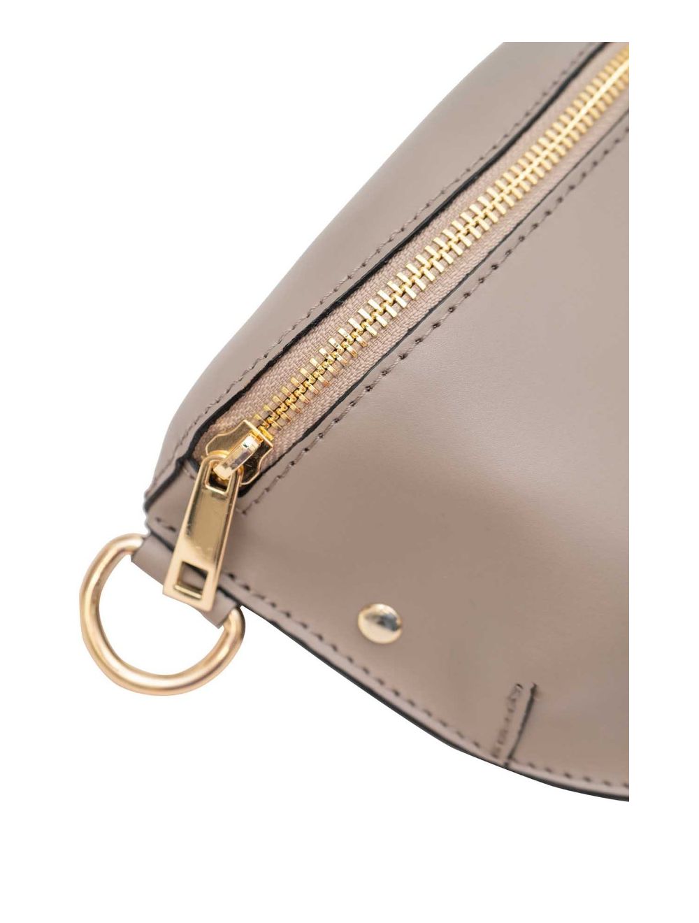 tom&eva Sac Banane Croûte Cuir Vachette Lisse 4110 MALIA-Taupe