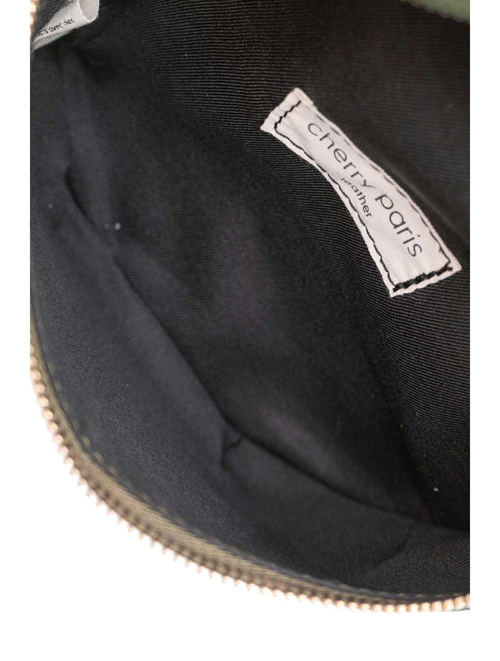 tom&eva Sac Banane Croûte Cuir Vachette Lisse 4110 MALIA-Vert