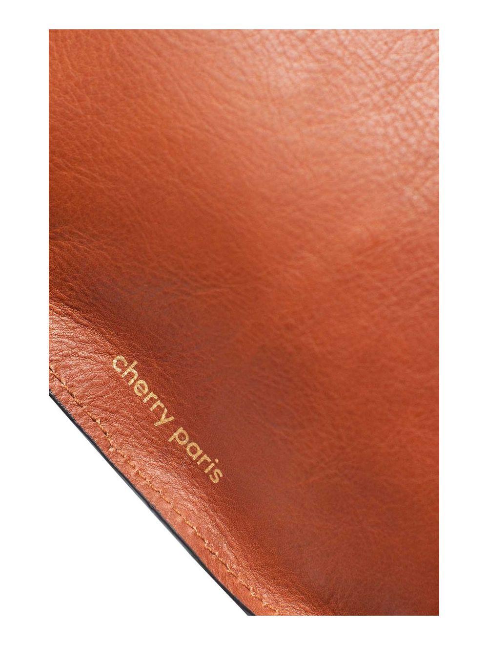 tom&eva Sac Banane Cuir Vachette Collet 4086 BINTA-Marron