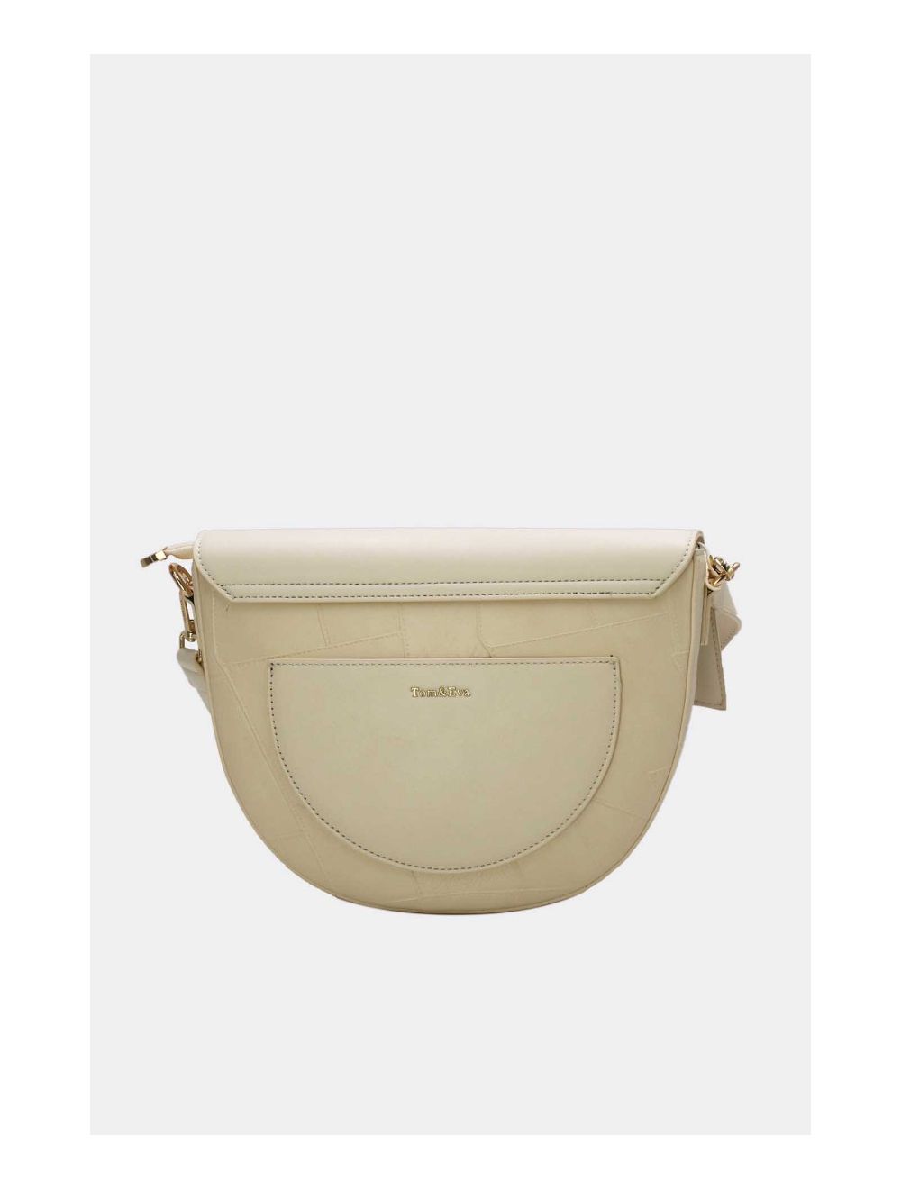 Tom&eva Sac Bandoulière à Boucle D'Or 24B-6002-Blanc